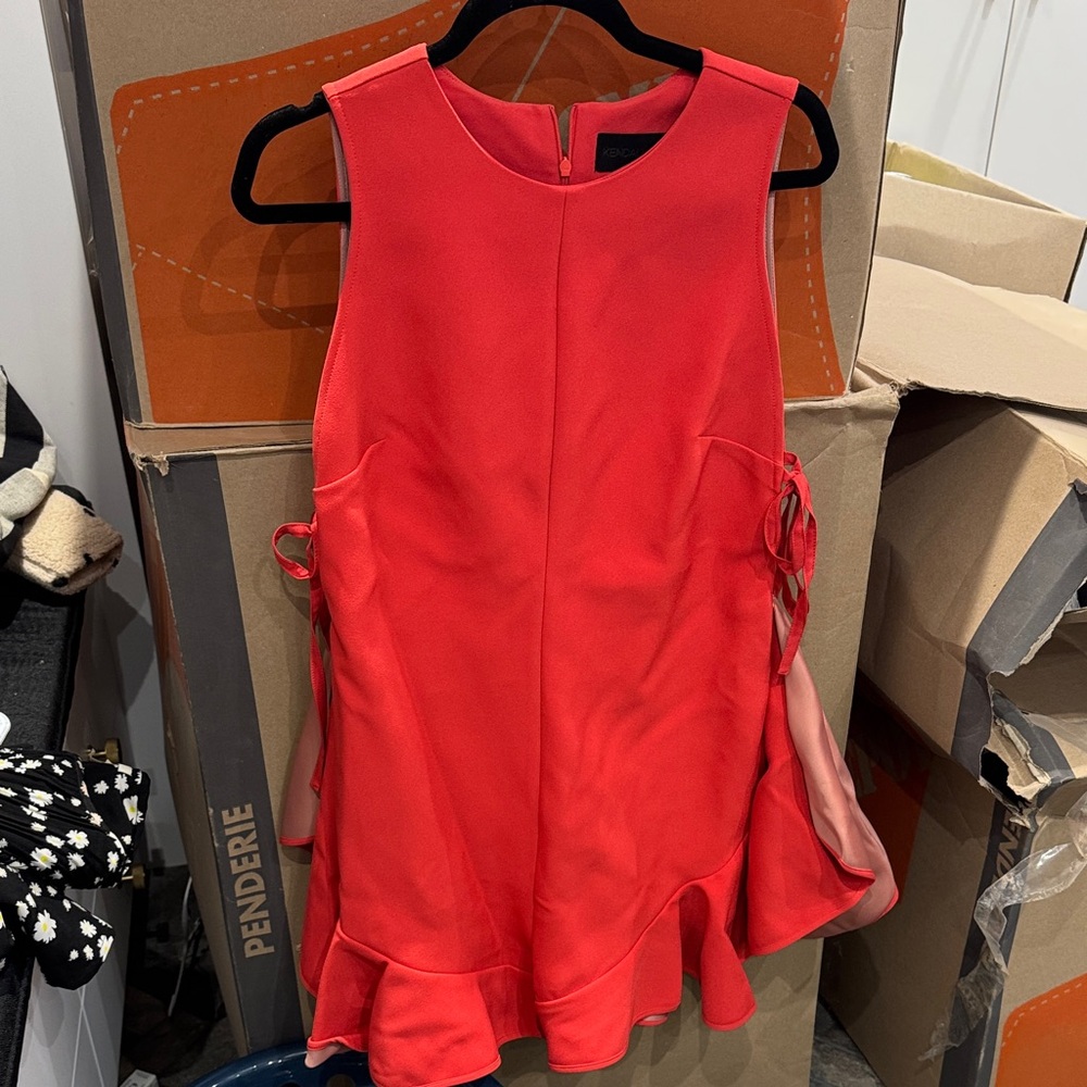 Kendall & Kylie Red Sleeveless Dress